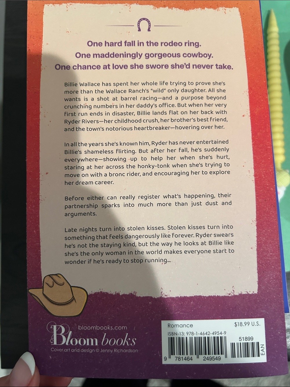 Ryder by Jessica Peterson - Purple & Orange Paperback - Picture 2 of 2